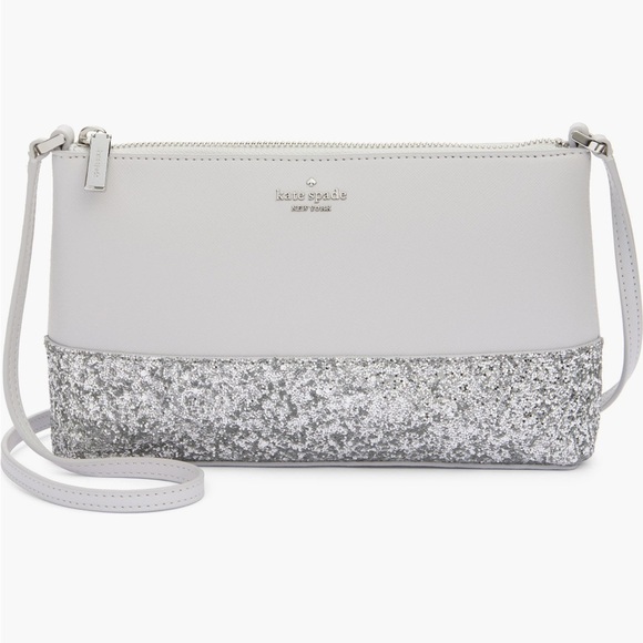 kate spade Handbags - Kate Spade Flash Crossbody Bag in Grey NWT